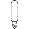 GE 15T6/145V CLR CAND 3-1/16L