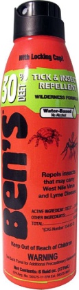 GENU 0006-7178 BEN'S 30 6OZ TICK AND INSECT REPELLENT 30% DEET ECO-SPRAY WATER BASED-NO ALCOHOL