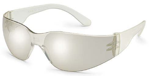 GWAY 460M STARLITE, CLEAR TEMPLES, CLEAR IN/OUT MIRROR LENS SAFETY GLASSES