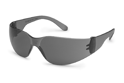 GWAY 4678 STARLITE, GRAY TEMPLES, GRAY ANTI-FOG LENS SAFETY GLASSES