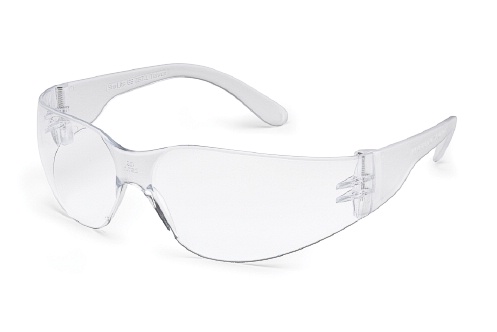 GWAY 3680 STARLITE SM, CLEAR TEMPLES, CLEAR LENS SAFETY GLASSES