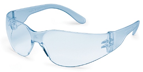 GWAY 4676 STARLITE, PACIFIC BLUE TEMPLES, PACIFIC BLUE LENS SAFETY GLASSES