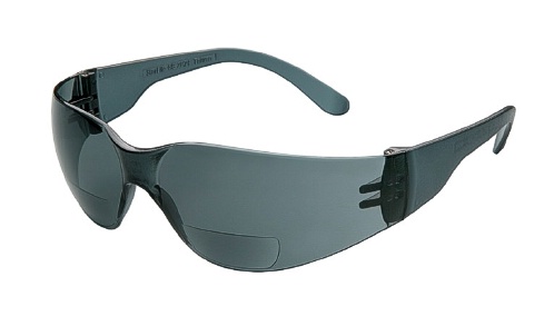 GWAY 46MG25 STARLITE MAG, GRAY TEMPLES, GRAY LENS, 2.5 DIOPTER SAFETY GLASSES