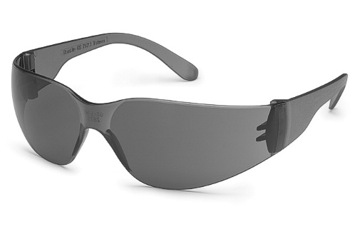 GWAY 4683 STARLITE, GRAY TEMPLES, GRAY LENS SAFETY GLASSES