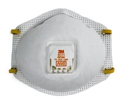 3MST 8511 N95 PARTICULATE RESPIRATOR WITH VALVE (10/BOX) SOLD BY BOX ONLY 8BX/CS