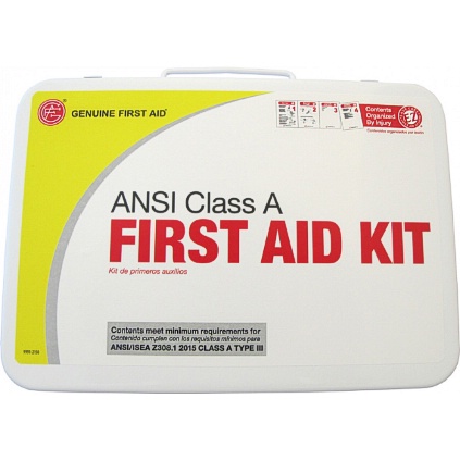 GENU 9999-2155 CLASS A 25 PERSON 2015 ANSI FIRST AID KIT METAL