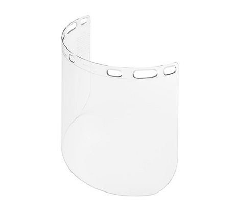 GWAY 660 UNIVERSAL FIT VISOR, 8 X 15-1/2", CLEAR LENS FACE SHIELD