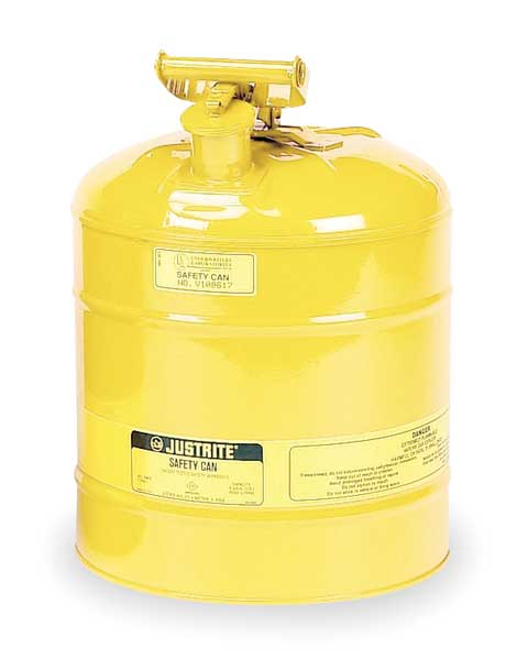 JUSTRITE 7150200 5G/19L SAFE CAN YELLOW FOR USE WITH DIESEL