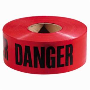 EMPIRE-LEVEL 272-77-1004 SAFETY BARRICADE TAPE 3" X 1000' RED, DANGER