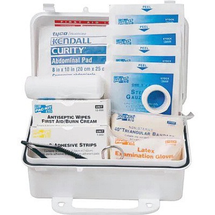 FIRSTAID 579-6060 10 PERSON ANSI FIRST AID KITS WEATHERPROOF PLASTIC