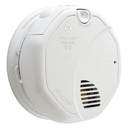 BRK 3120B PHOTOELECTRIC/IONIZATION SMOKE ALARM 120V AC 60Hz WIRE-IN WITH 3V (TWO 1.5V AA) BATTERY BACKUP 360 DEG COVERAGE
