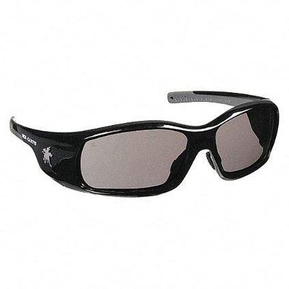 GWAY 28MG15 CONQUEROR MAG BLACK FRAME, GRAY LENS, 1.5 DIOPTER SAFETY GLASSES