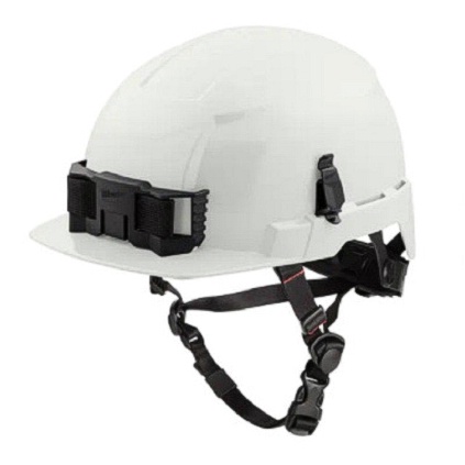 MILW 48-73-1321 FRONT BRIM SAFETY HELMET TYPE 2 CLASS E UNVENTED WHITE