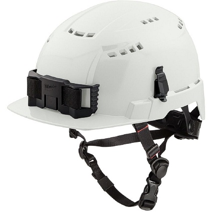 MILW 48-73-1320 FRONT BRIM SAFETY HELMET TYPE 2 CLASS C VENTED WHITE