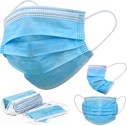 SAFE FH001 101-FACEMASK DISPOSABLE 3-PLY PLEATED ONE SIZE FITS ALL 50/BX **HEALTH & SAFETY GUIDELINES PROHIBIT RETURNS OR REFUNDS**