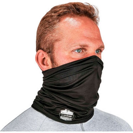 ERGODYNE 42143 L/XL BLACK 6489 CHILL-ITS 2-LAYER COOLING MULTI-BAND ADJUSTABLE NOSE CLIP MEETS CDC AND WHO RECOMMENDATIONS 