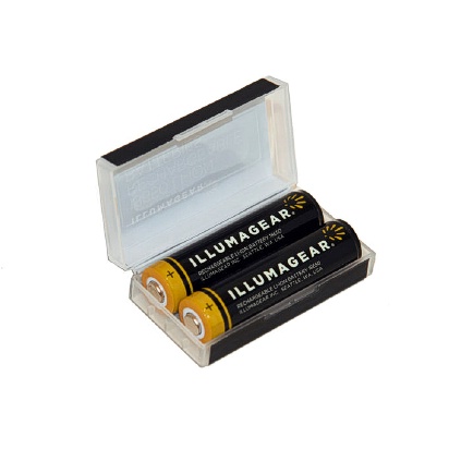 ILLUMAGEAR HARB-01A-X2 18650 LITHIUM ION RECHARGEABLE BATTERIES 2-PACK