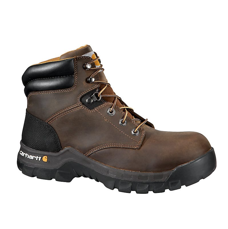 CARH CMF6366-BRNOT-10.5M WORK FLEX 6" BRN COMP TOE BROWN OIL TANNED LEATHER CEMENT CONSTRUCTED WITH CARHARTT RUBBER RUGGED FLEX OUTSOLE COMPOSITE TOE MENS