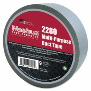 NASHUA 573-1087144 2280 GENERAL PURPOSE DUCT TAPES, SILVER, 55M X 48MM X 9 MIL