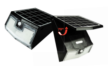 SOLTECH STL-SWL15XWMBK SOLPORT SOLAR LED WALL PACK 15W 1500L 4000K BLACK FINISH