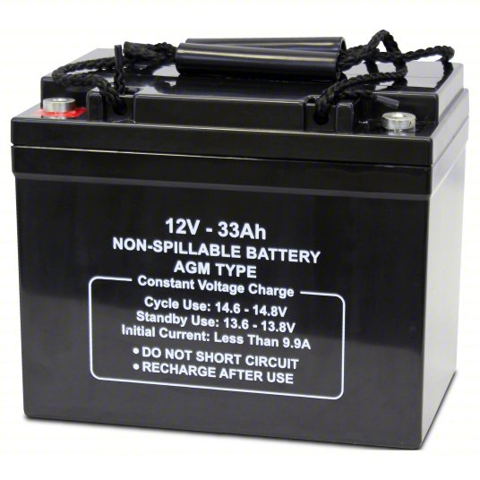 BATT 26HD BATTERY 12VDC 540 CCA TOP POST TERMINAL WITH REMOVABLE CAPS BCI SIZE 8 thru 60KW  GENERATORS REMOVABLE CAPS ON CELLS