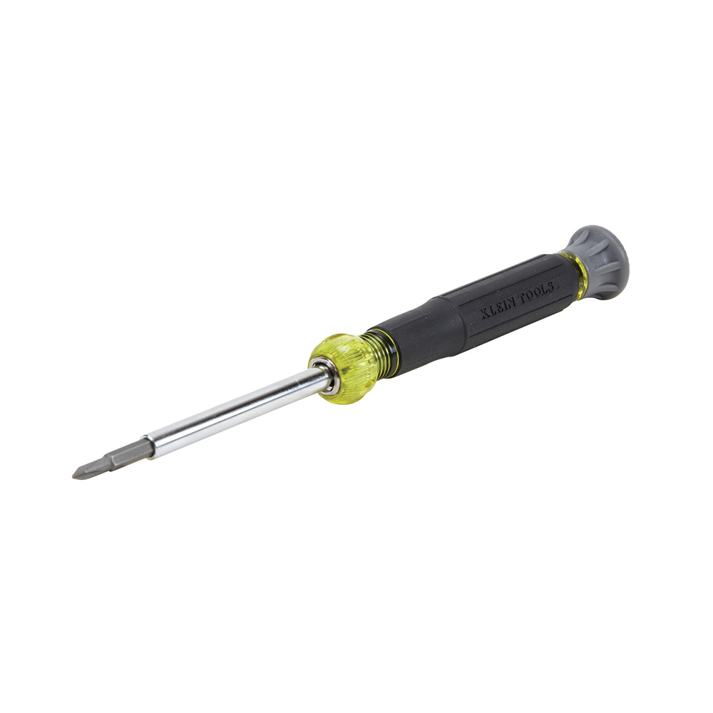 KLEI 32581 MULTI-BIT ELECTRONICS SCREWDRIVER, 4-IN-1, PHILLIPS, SLOTTED BITS