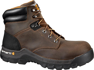 CARH CWF5355-BRNOT-7M/W WOS RUGD FLEX 6"BRN CT BROWN OIL TANNED LEATHER CEMENT CONSTRUCTED WITH CARHARTT RUBBER RUGGED FLEX OUTSOLE COMPOSITE TOE WOMENS