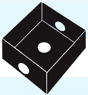 MULB 30233Z 2G WP BOX 3H-1/2" W/LG BR