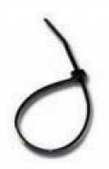 EBIN JCT6UV 8"" BLACK UV WIRE TIE 100/BG