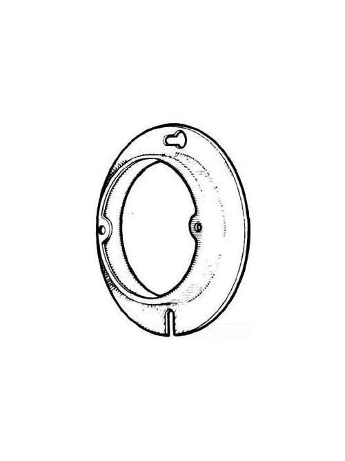 MULB 11125 COVER STL GALV RND RAISED 4.000 IN DIAMETER (OLD# 54R3-182)