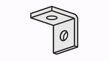 GSTR G302 2-HOLE CONNECTION ANGLE 1 7/8 X 2 1/16