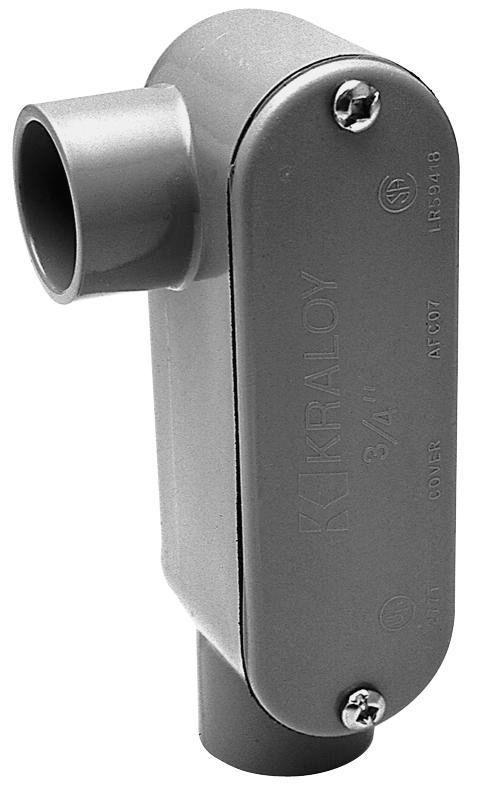 PVC TYPE LR CONDUIT BODY 3/4" 078165