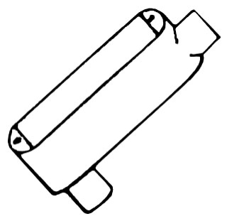 MULB 12802 3/4" LB THR KIT/STL CVR
