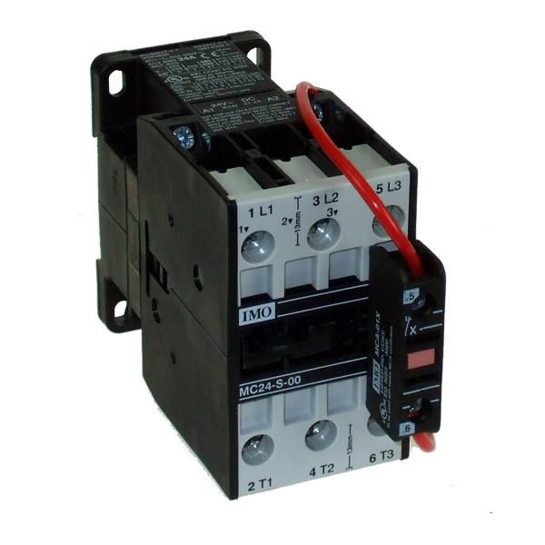 IMO MC24-S-00-110 24A 3P CONTACTOR 120VAC COIL IEC