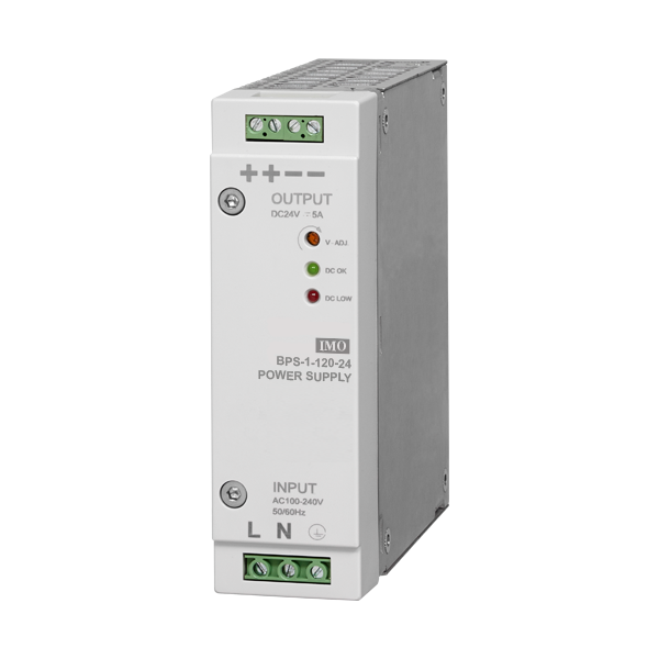 IMO BPS-1-180-24DC POWER SUPPLY 90-264V AC INPUT 24V DC OUTPUT 180 WATTS 7.5 A DIN RAIL MOUNTING CURUS