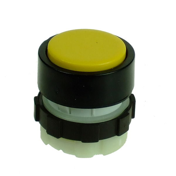 IMO BS3DYELLOW PUSHBUTTON SPRING RETURN YELLOW BLACK BEZEL