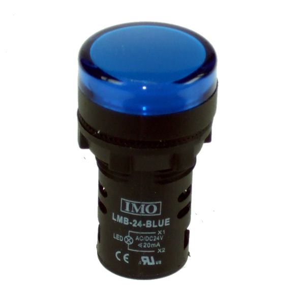 IMO LMB-110-BLUE LED PILOT LIGHT 110VAC BLUE IP65