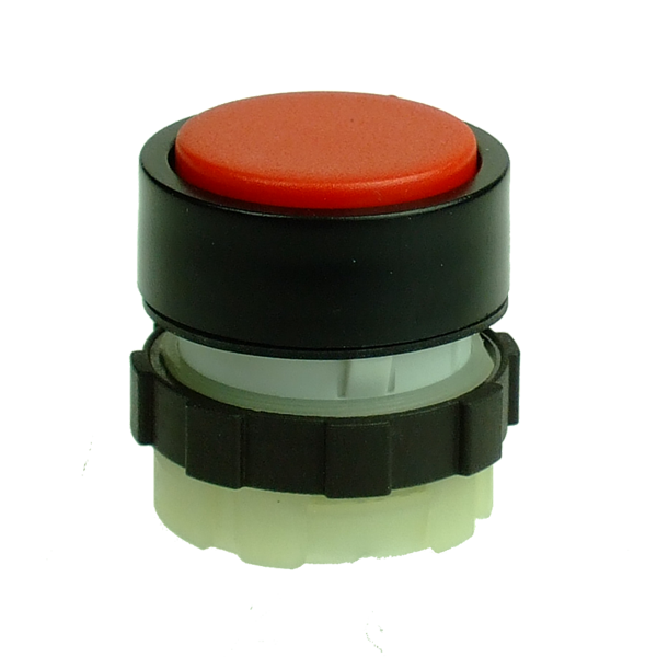 IMO BS3DRED PUSHBUTTON SPRING RETURN RED BLACK BEZEL
