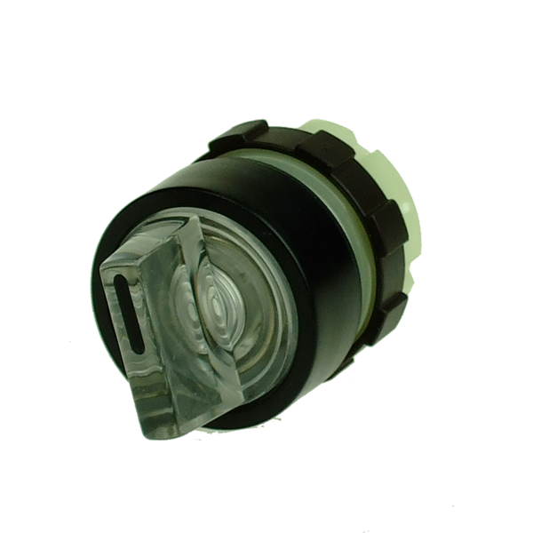 IMO BS3KL2 ILLUMINABLE ROTARY KNOB 2 POSITION 90 DEG MAINTAINED BLACK BEZEL