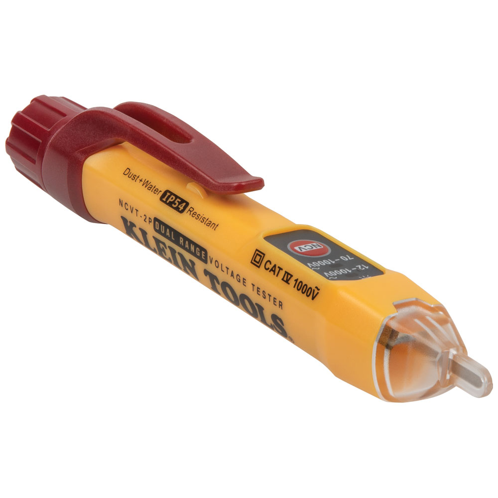 KLEI NCVT2P DUAL RANGE NON-CONTACT VOLTAGE TESTER 12 - 1000V AC
