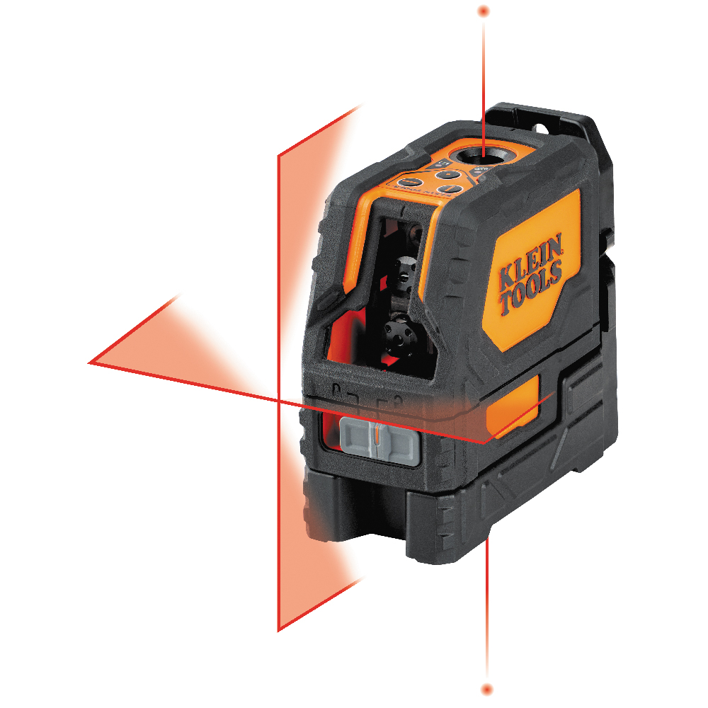 KLEI 93LCLS LASER LEVEL, SELF-LEVELING RED CROSS-LINE LEVEL AND RED PLUMB SPOT