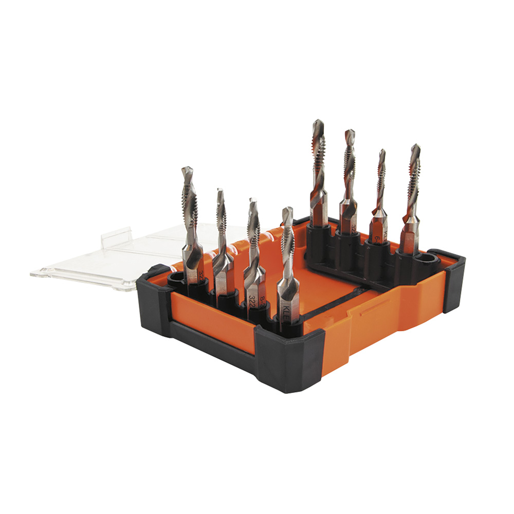 KLEI 32217 DRILL TAP TOOL KIT, 8-PIECE