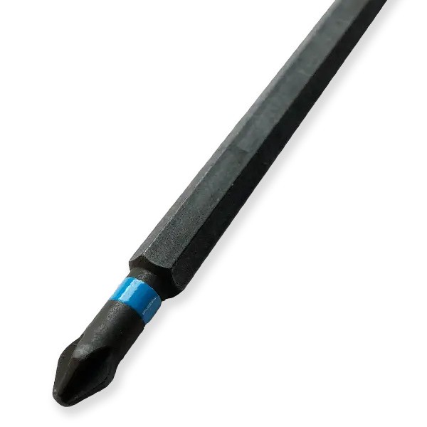 RACK 70244B BULK IMPACT BIT - #2 PHILIPS X 4" -BLUE