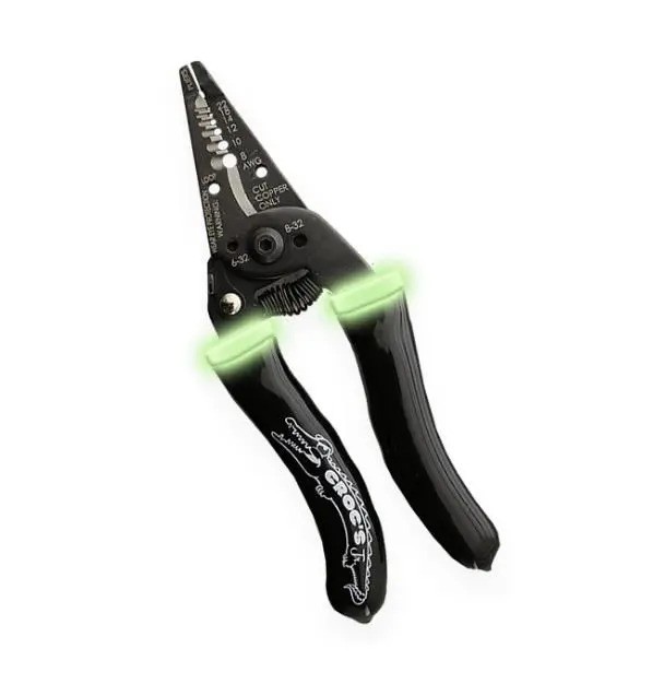 RACK 47002 CROC'S JR WIRE STRIPPER 8-22AWG 8-32 & 6-32 NEEDLE NOSE TIP