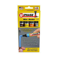 RACK 52493 U PHASE MARKER 4 COLOR -1EA: BROWN, YELLOW, ORANGE, & GRAY