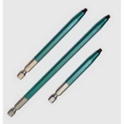 RACK 70130G DRIVER BIT - #1 GREEN SQUARE X 3"