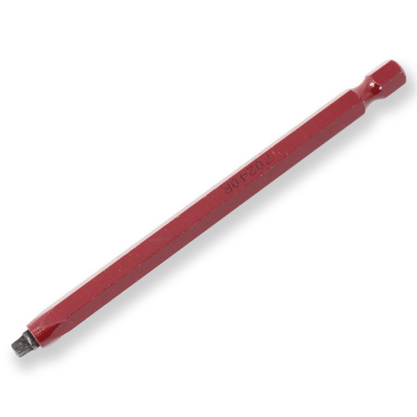 RACK 70230R DRIVER BIT - #2 RED SQUARE X 3"