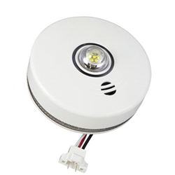 KIDD 21028057 P4010ACLEDSCO-2 120V AC/DC SMOKE/CO/STROBE ALARM,TEN YEAR SEALED BATTERY, SYNC, VOICEy