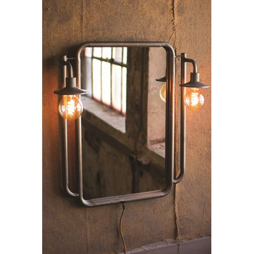 KALA CQ7142 MIRROR WITH TWO LIGHTS *