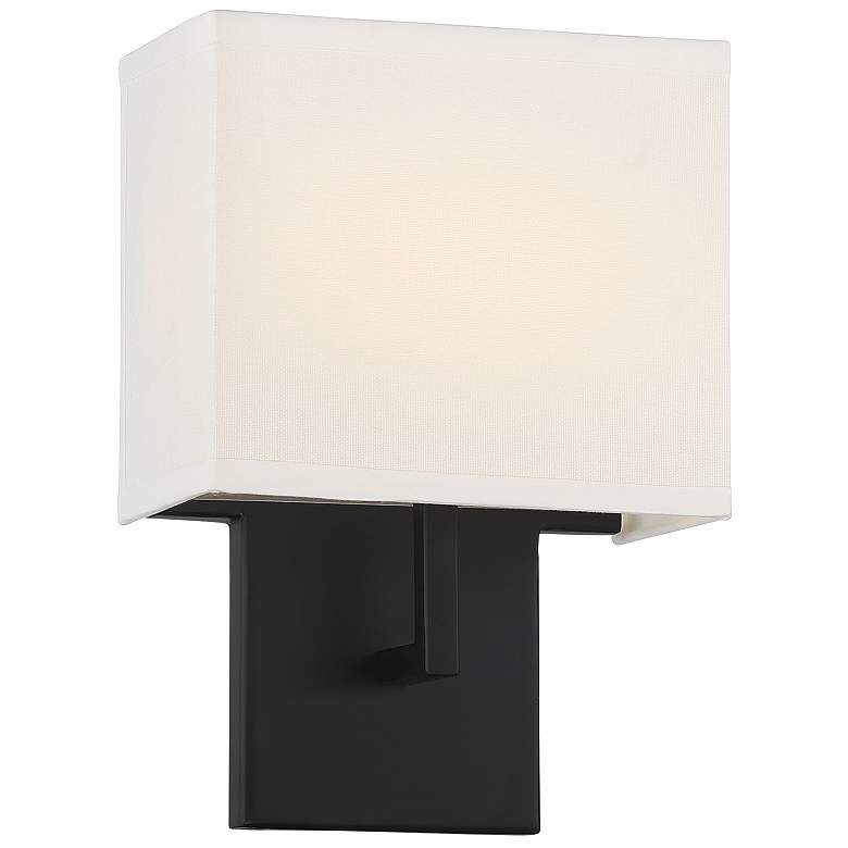 KV GEORGE COAL/IVORY SHADE SCONCE *